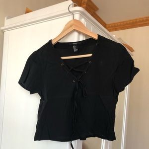 Black Crop Top